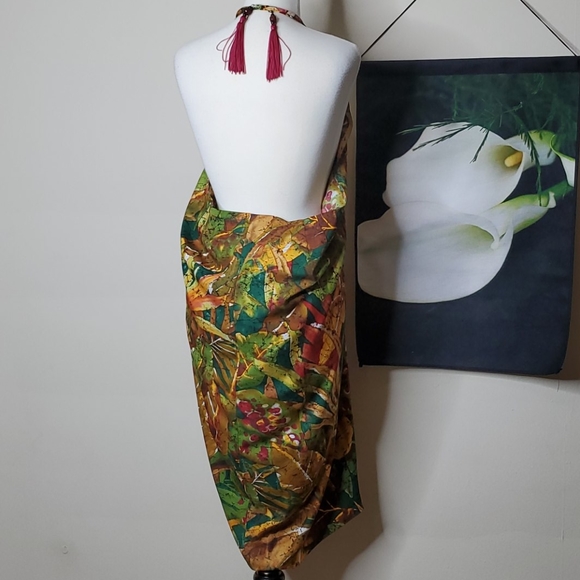 Soft Surroundings Halter Layered Dress - Picture 5 of 6